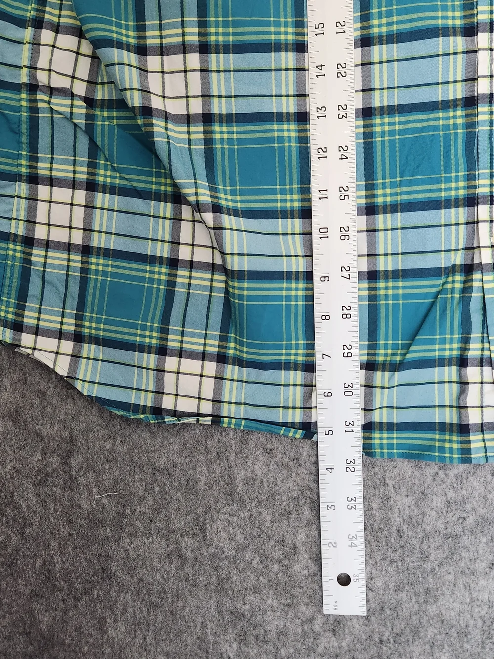 Vineyard Vines On The Go Performance Shirt Men’s 2XL Green Madras Plaid Brrr